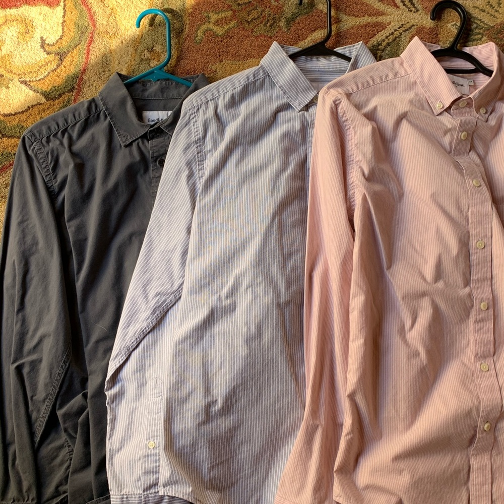 Lot of 3 H&M Button Down Shirts